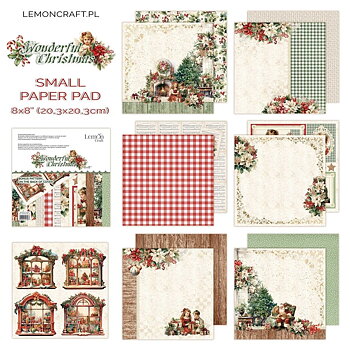 Wonderful Christmas 8x8 Inch Paper Pad