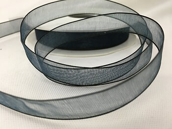 Band Organza 15  Petrol 20M