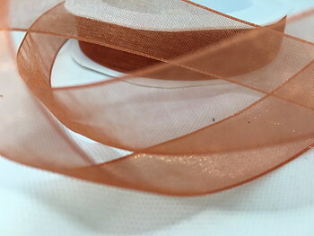 Band Organza15mm Topaz 20M