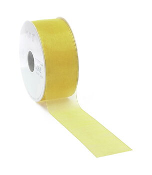  Organza 15 mm Gul 50M