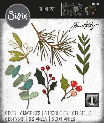 Thinlits Die by Tim Holtz Festive Gatherings (6pcs)