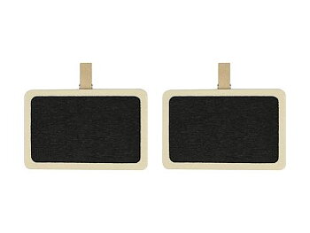 Chalkboardskylt på klädnypa 4 -pack