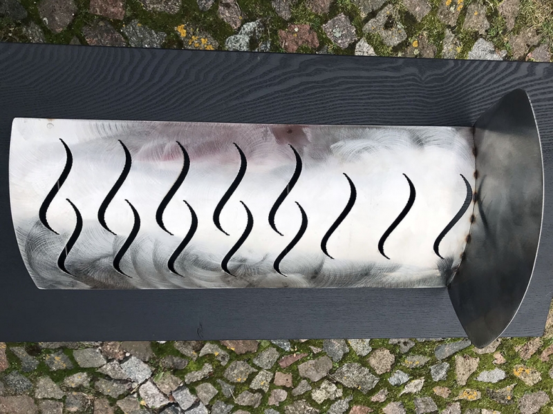Värmeutjämnare i rostfritt stål för 16" Long smoker - Nette Lette