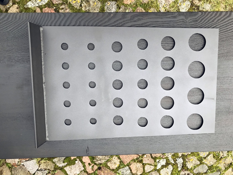 Värmeutjämnare i stål för 16" smoker - Nette Lette - 2