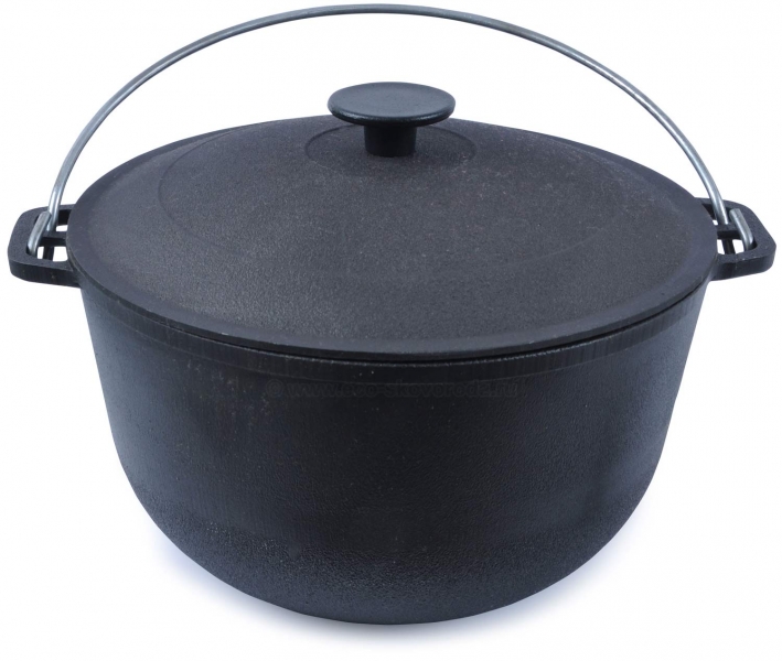 Dutch oven - fältugn i gjutgärn för smoker - Nette Lette