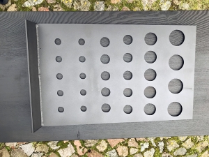 Värmeutjämnare i stål för 20" Long smoker - Nette Lette