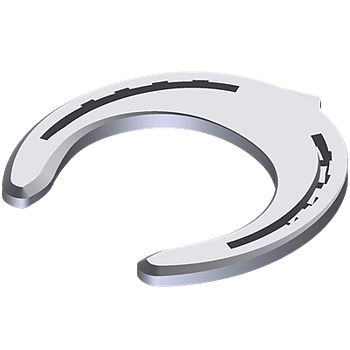 HÄSTSKO ALUMINIUM BLACKSMITH LCKAB FRONT WIDE TOE ,PAR