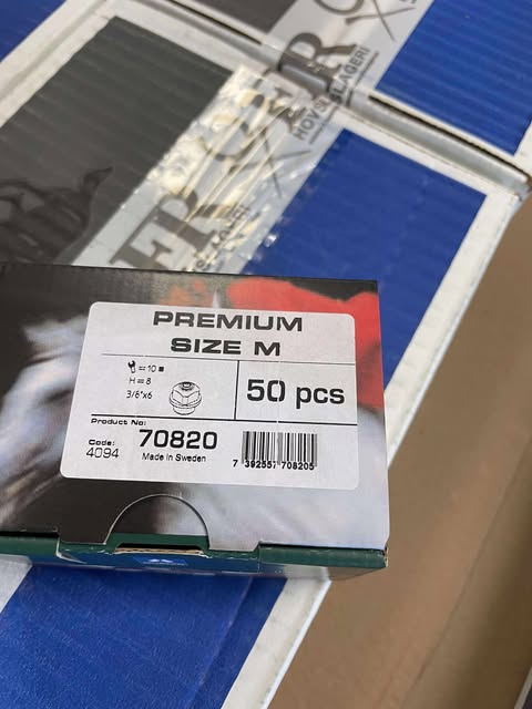 Brodd från Mustad kartong 50 st. 