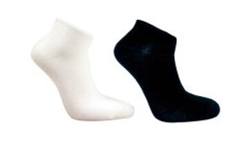 Ankelsock/ Kort skaft av bambu (3-pack)