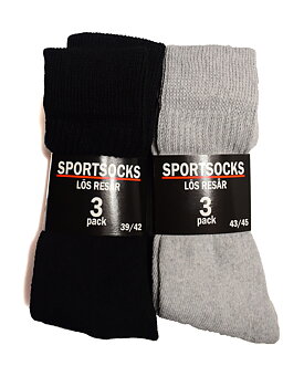 Sportsocks Lös resår- 3 Pack