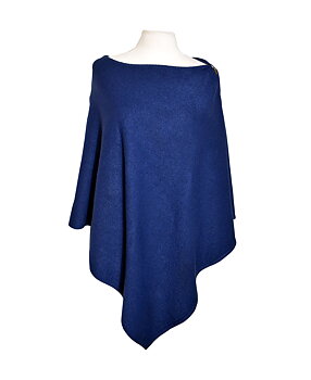 Poncho med cashmere