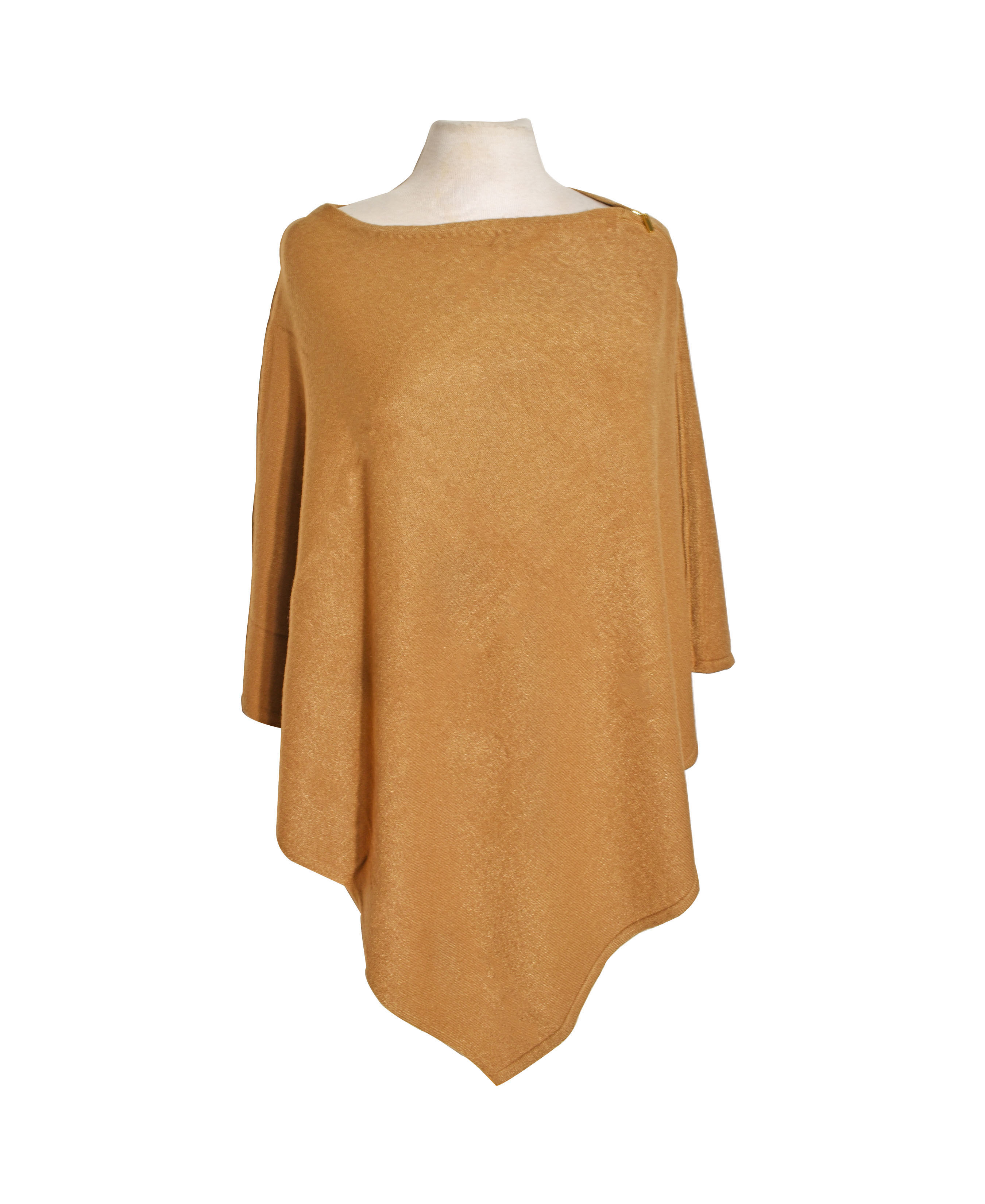 Poncho med cashmere - 8