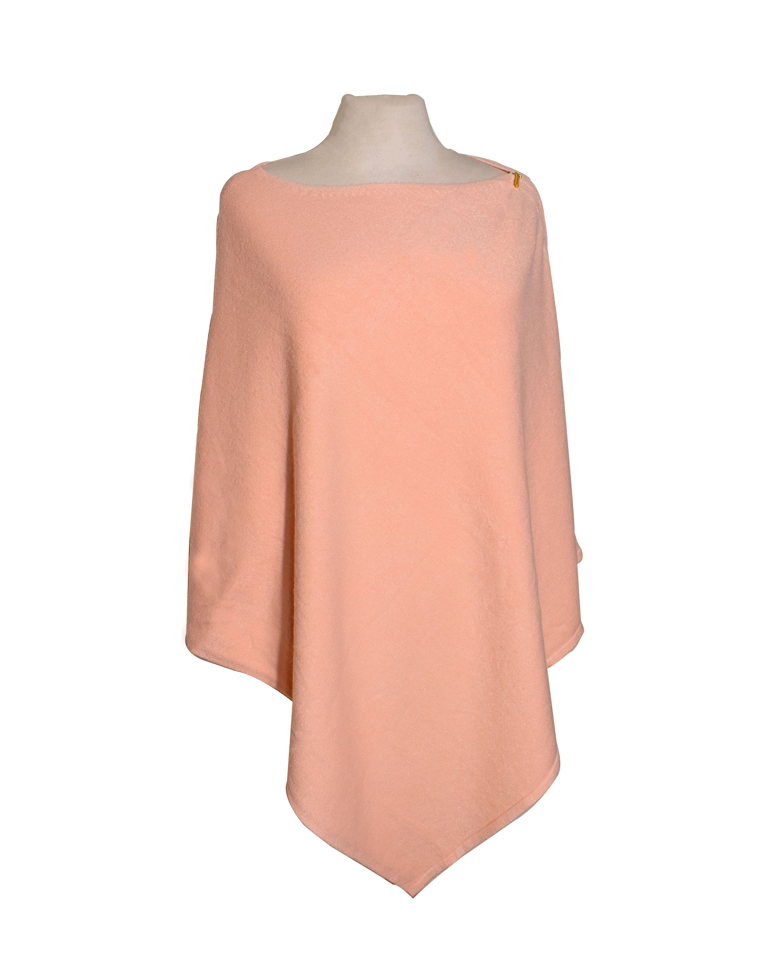 Poncho med cashmere - 7