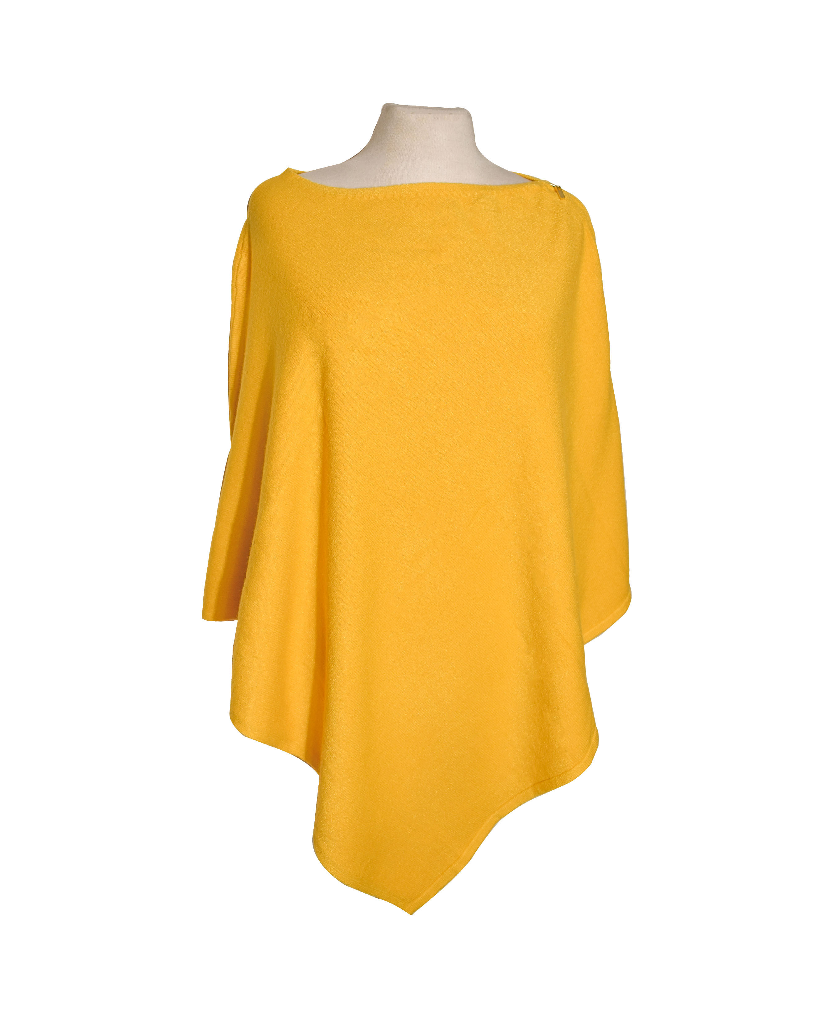 Poncho med cashmere - 6