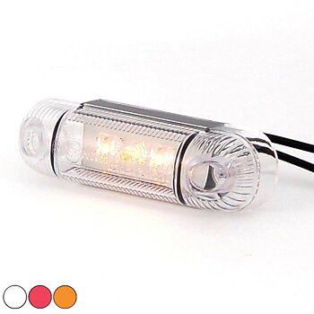 Transparent positionsljus 3 dioder