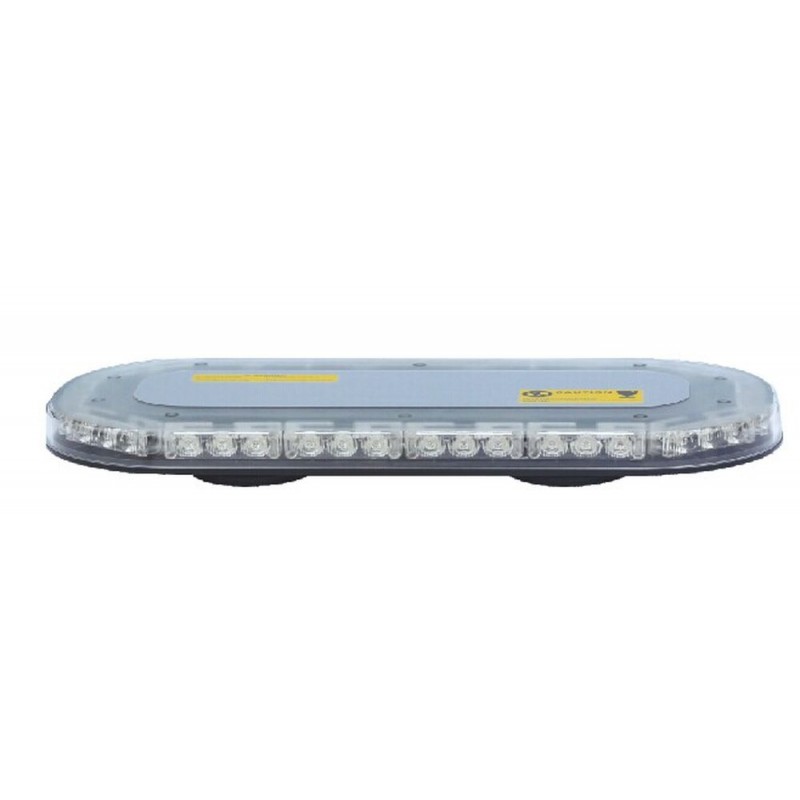 Rundad blixtljusramp med magnet 365x173x47mm
