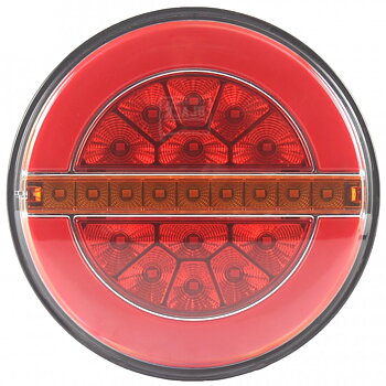 Bakljus LED rund 140mm