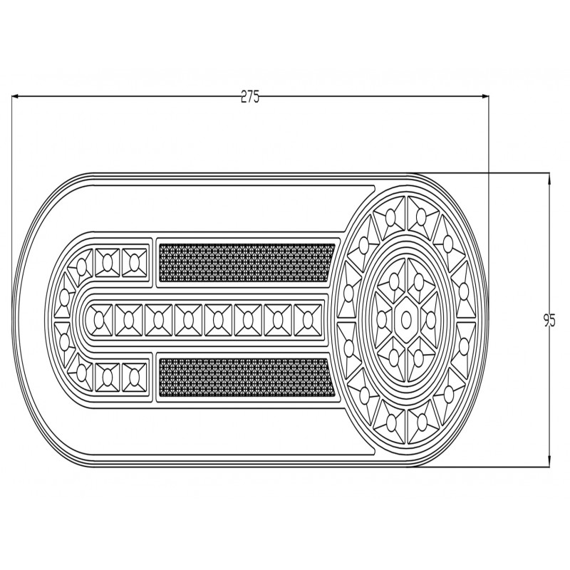 Baklampa LED 5 Funktioner - 2