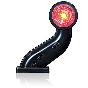 Gummiarm S vit/röd
