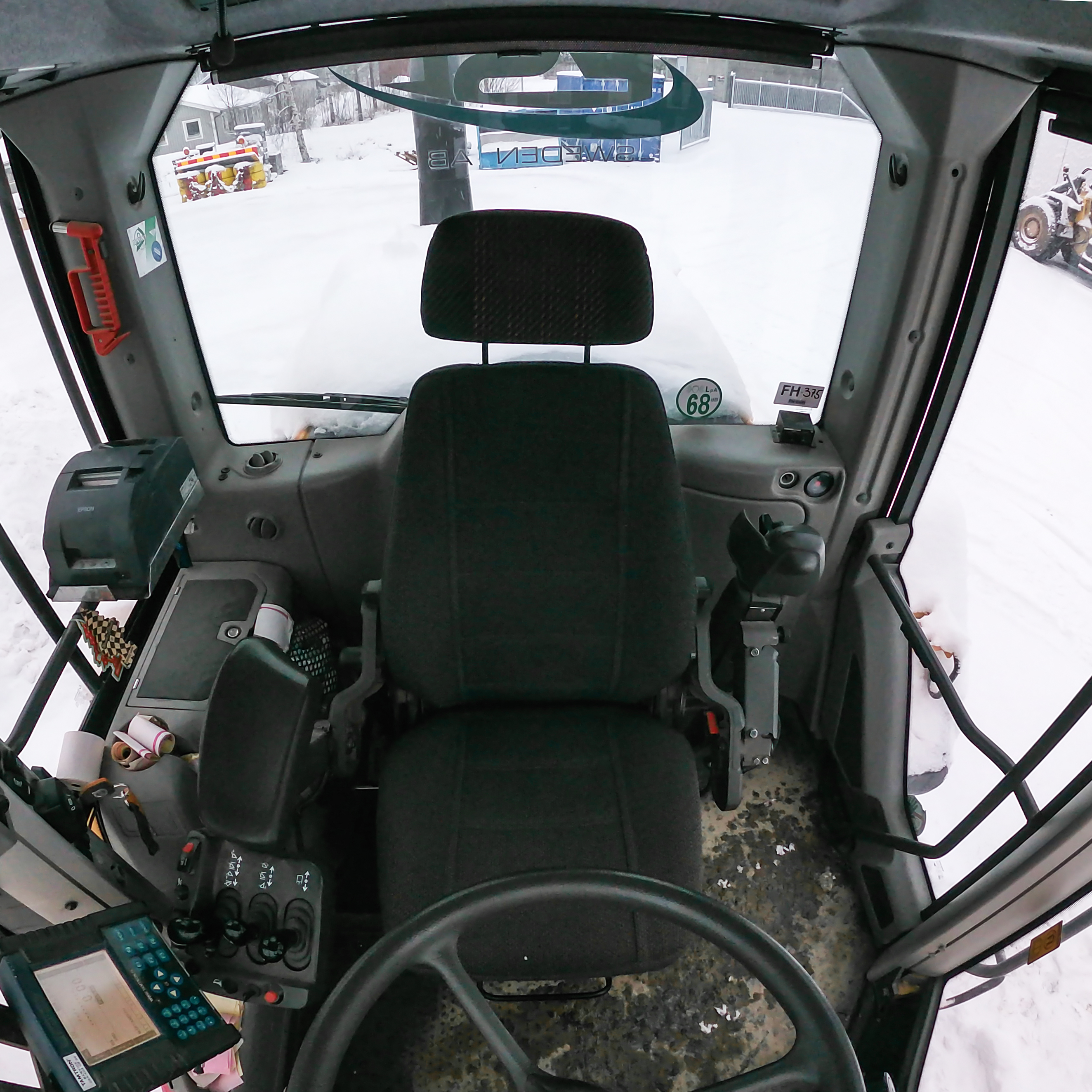 Stolsöverdrag: Volvo Lastmaskin L60-L120 F-G-H - 3