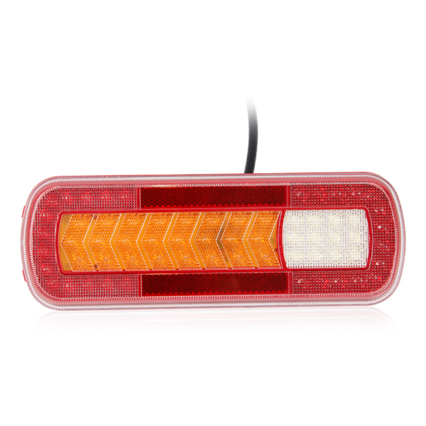 Kombinationsbaklykta LED med dynamisk blinkers