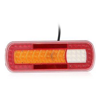 Kombinationsbaklykta LED med dynamisk blinkers