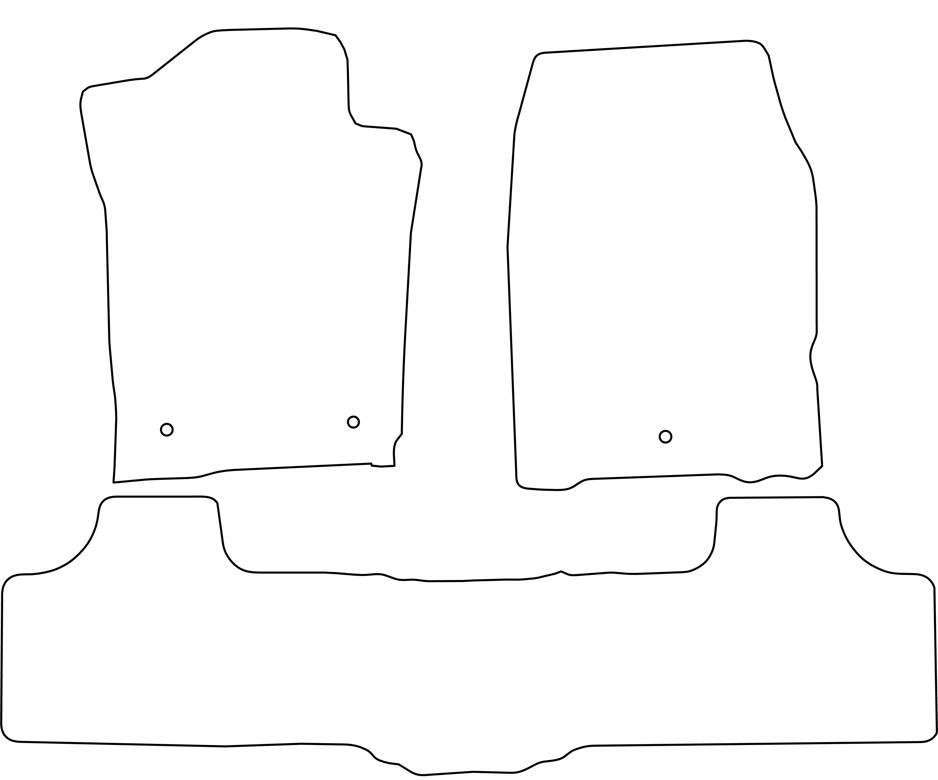 Mattset Jeep Grand Cherokee (WK2) 2011- - diamant