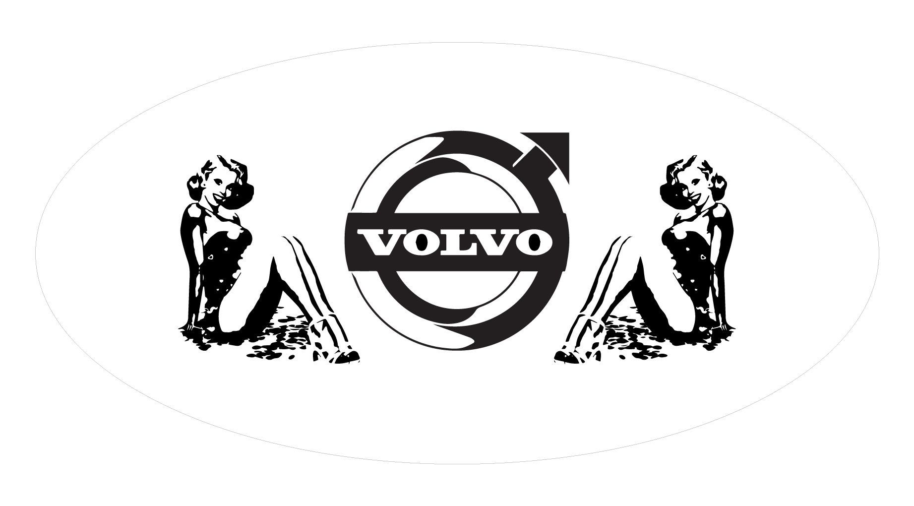 Volvo Spegel "Pinupp" - 2