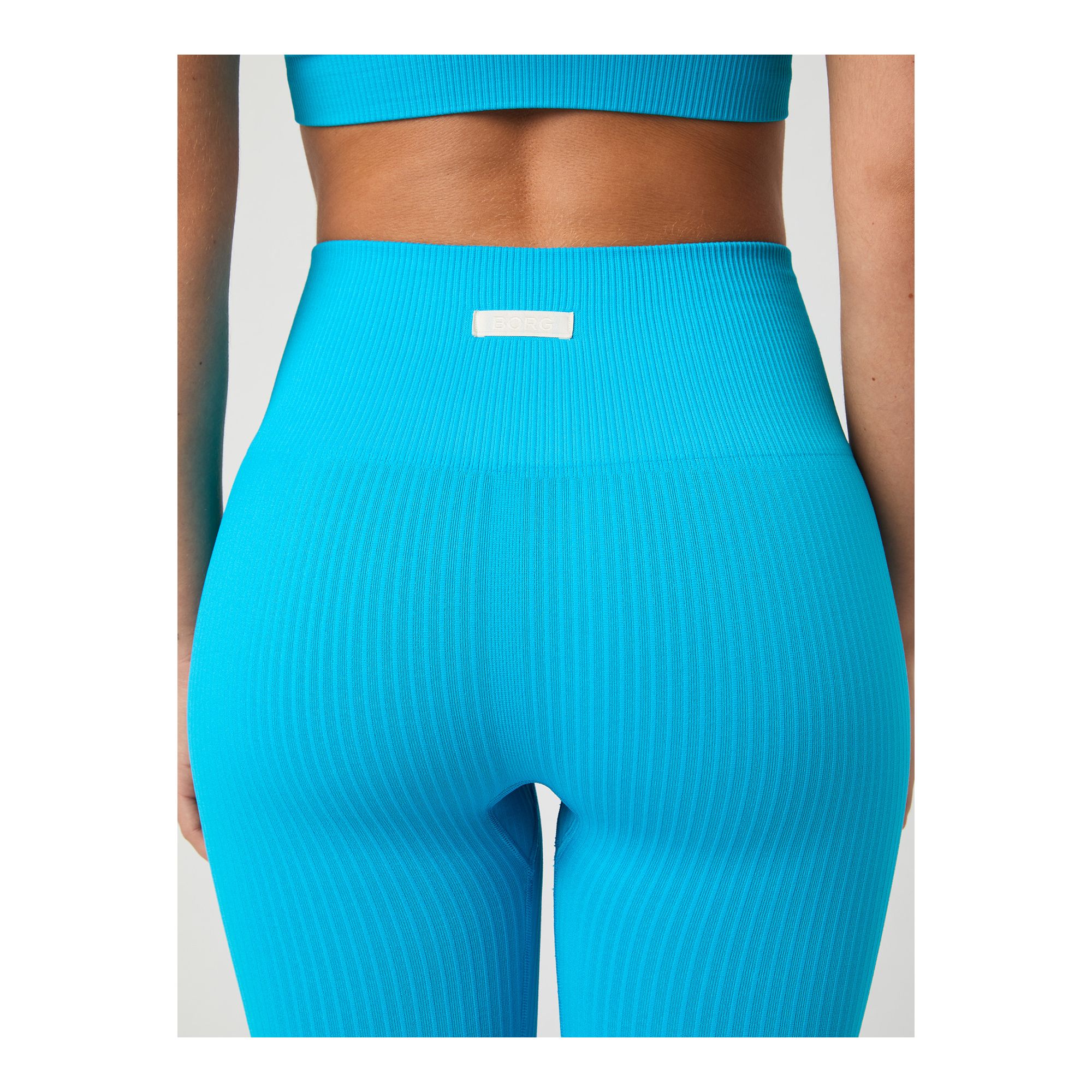 Björn Borg Studio Seamless Ribbed Tights Träningstights - 3