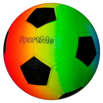 Sportme Regnbågsboll Fotboll Stor  Plast
