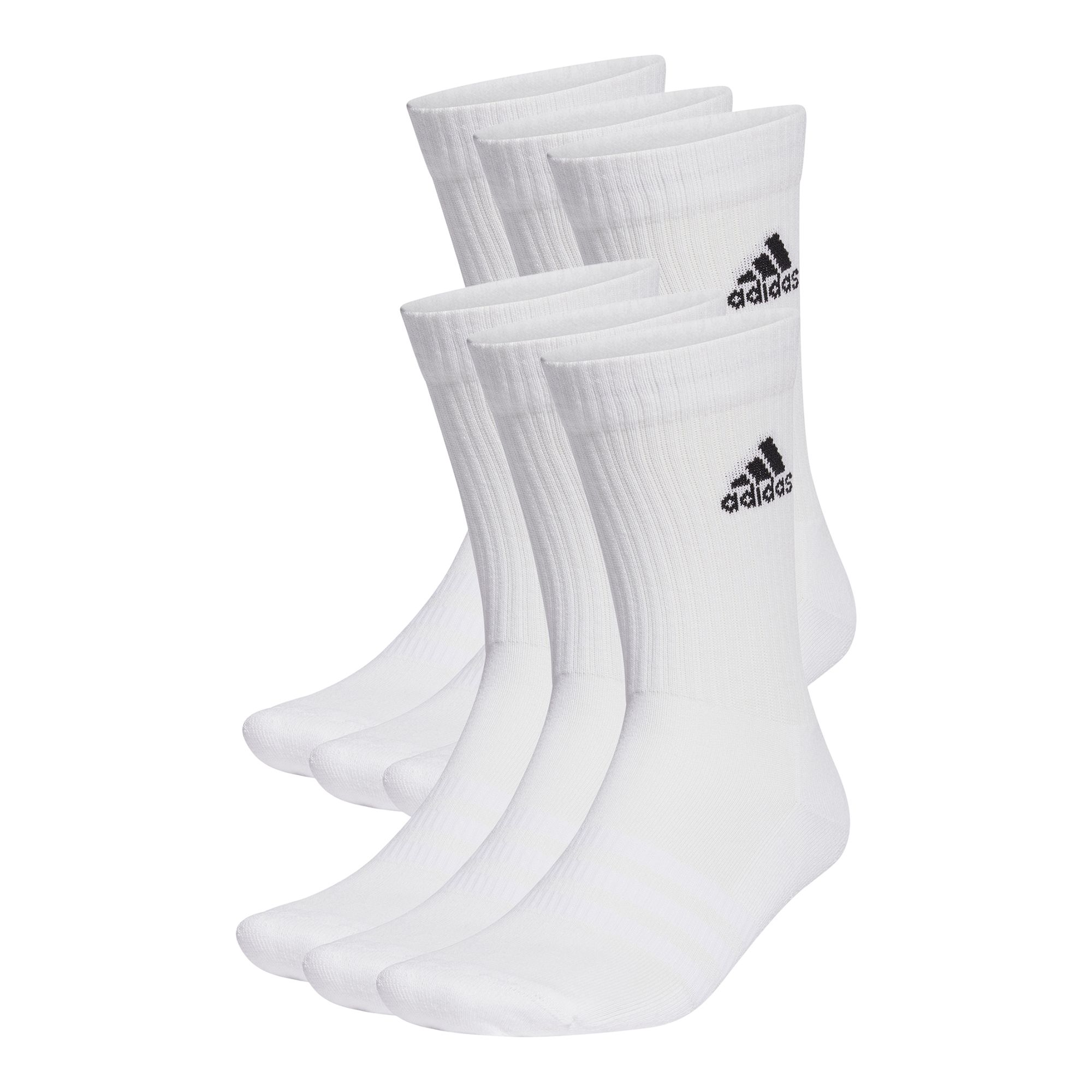 Adidas Cushioned Sportswear Crew Socks 6 Pairs Strumpor