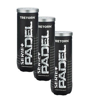 Tretorn Serie+ Padelboll 3-pack