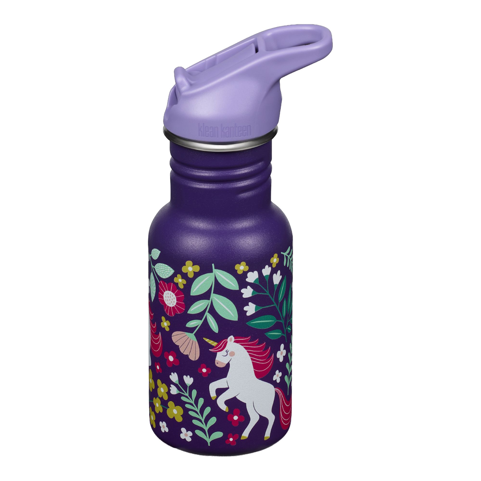 Klean Kanteen Kid Classic Narrow (W/Flip Seal Sport Cap W/Straw) 355ml Flaska