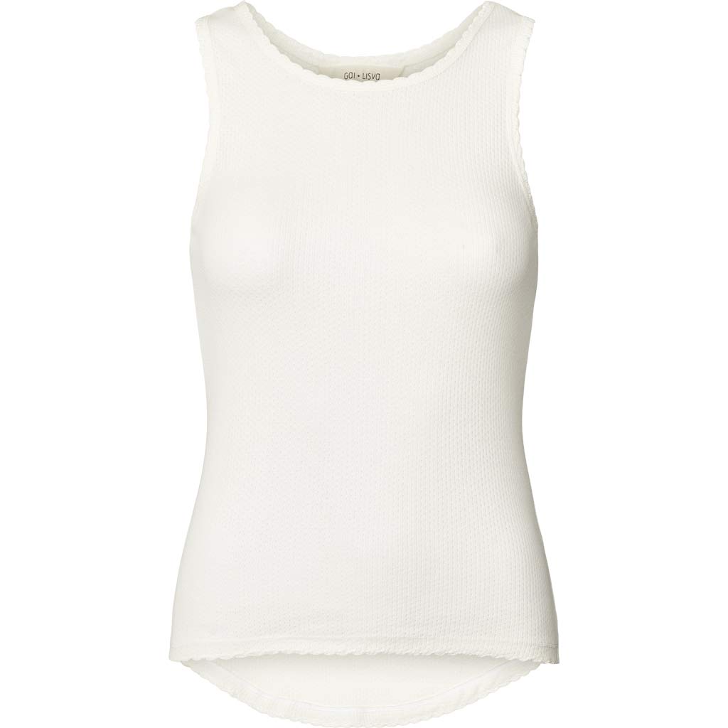 Gai+Lisva, Mille bomulls top, vit - 6