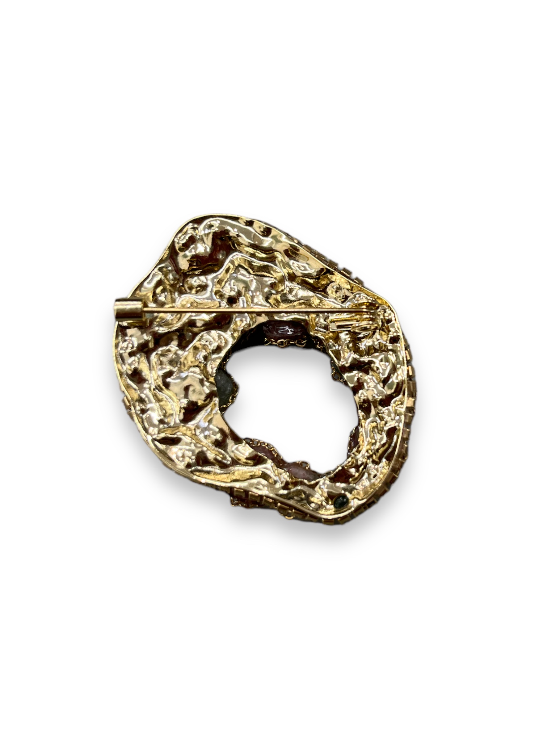 Broche, natursten, pastel - 2