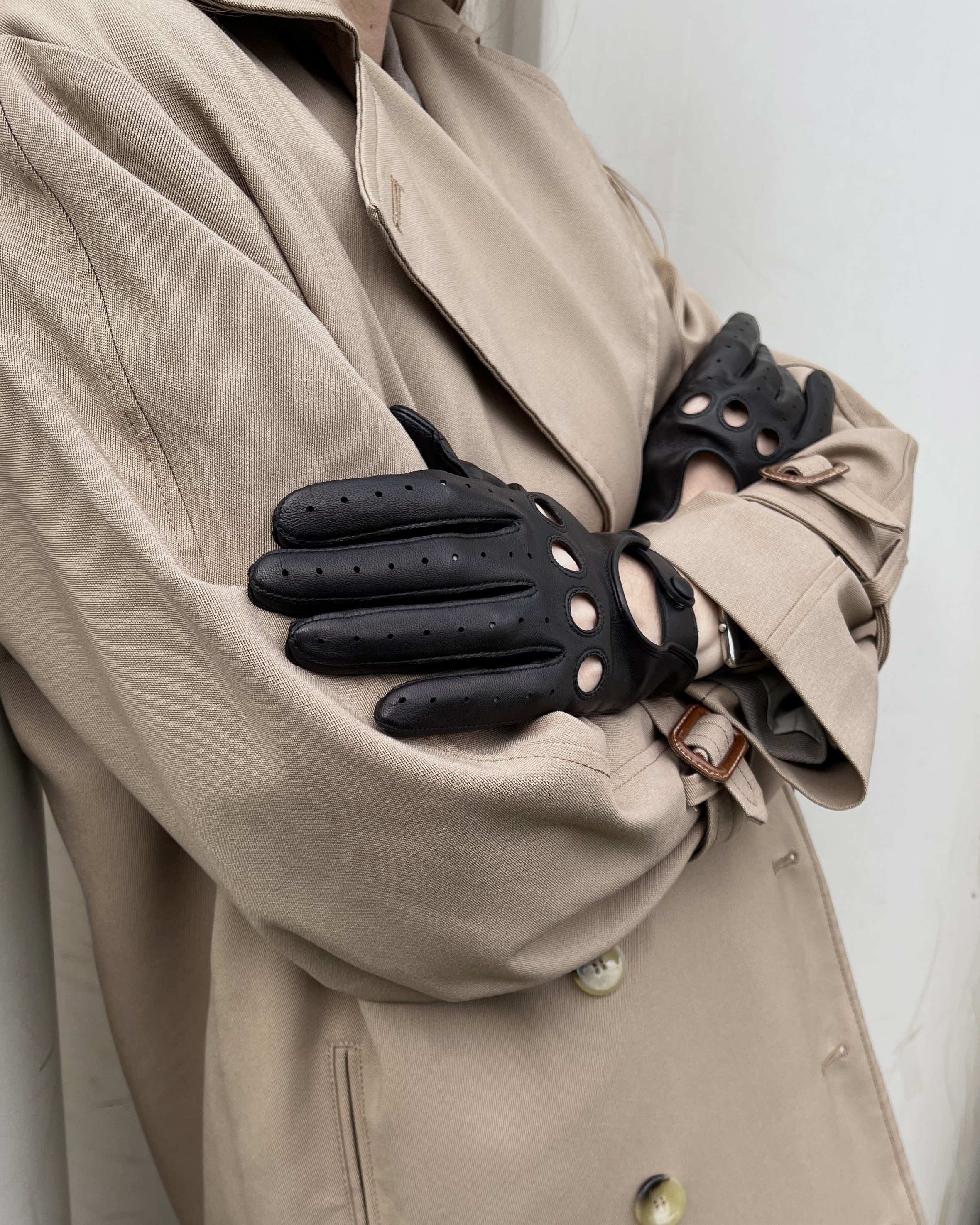Rhanders Gloves, driving gloves, black - 3