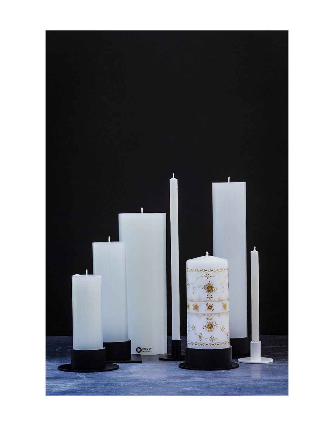 Kalenderljus, Royal Copenhagen, guld - 3