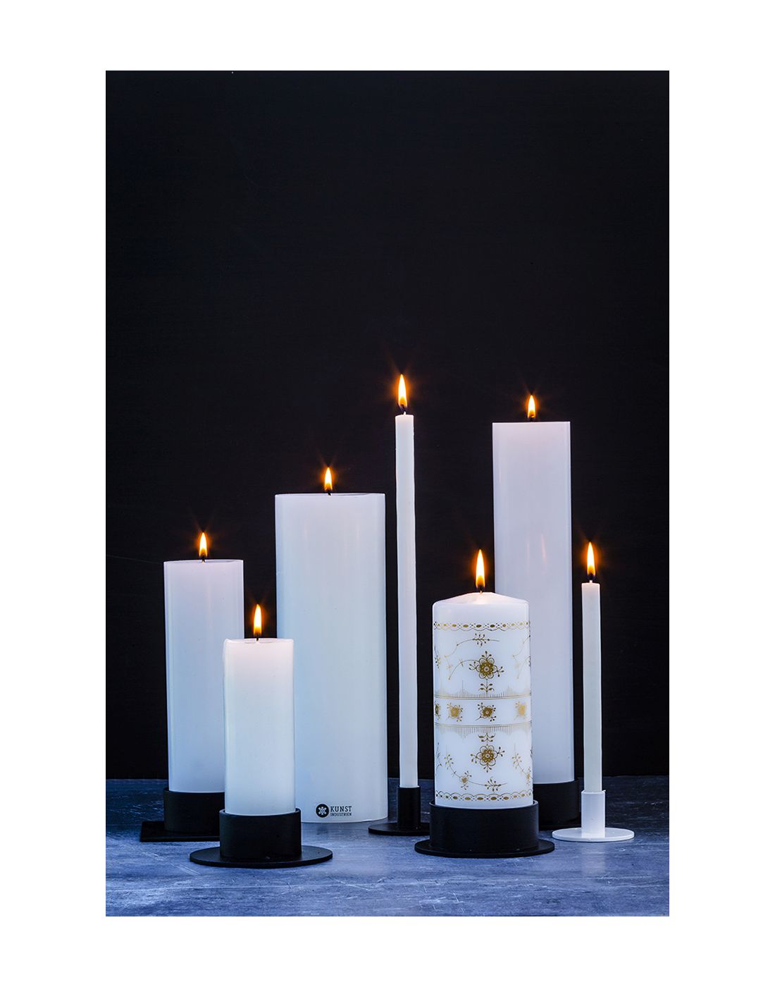 Kalenderljus, Royal Copenhagen, guld - 4