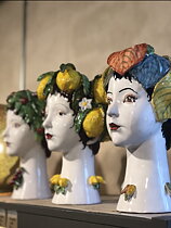 Donna - keramik huvud