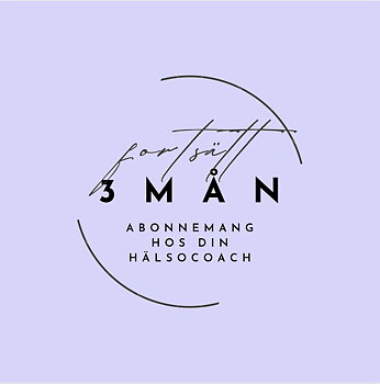 3 månader - abonnemang hos Din hälsocoach