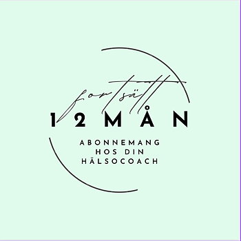 12 månader - abonnemang hos Din hälsocoach