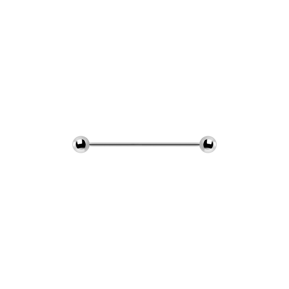 Lång barbell - 1,6 mm - 32-36 mm - Stål