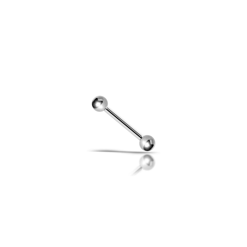 Liten barbell - 1,2 mm - stål
