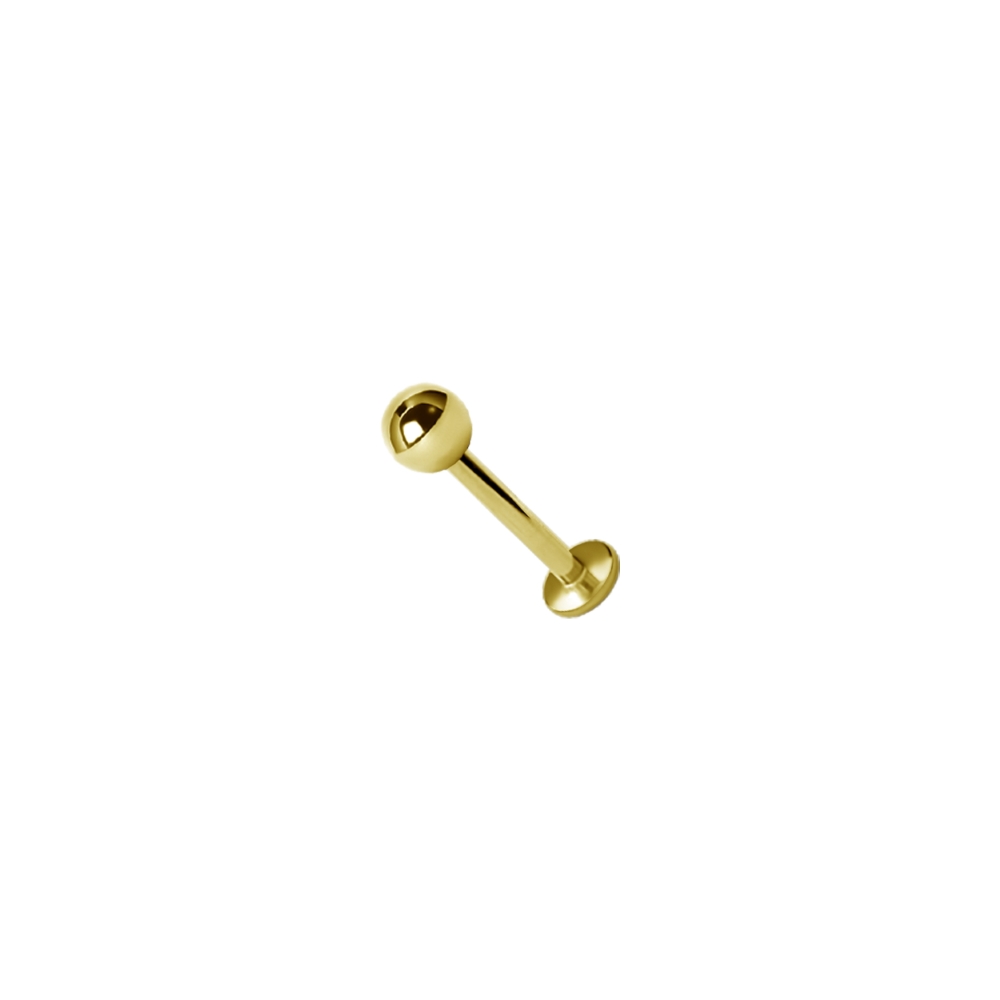 Micro labret  - 1,2 mm - guld