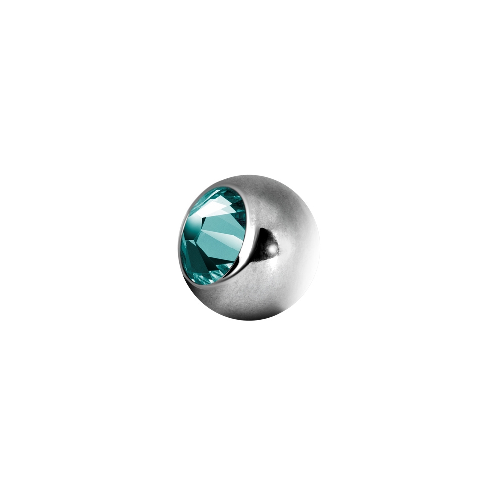 Liten extrakristall - 1,2 mm - Turkos kristall