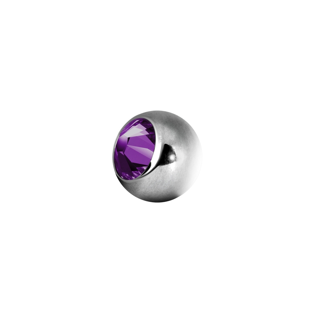 Liten extrakristall - 1,2 mm - Cerise kristall