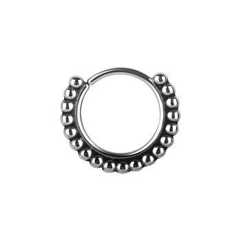 Piercingring (13)  - 0,8 mm - 7 mm - stål