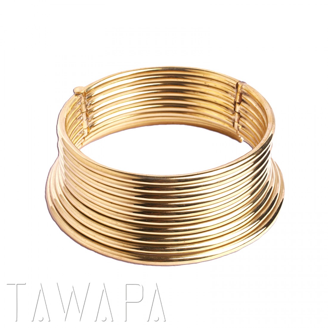 Tawapa - Halsband i mässing - karen