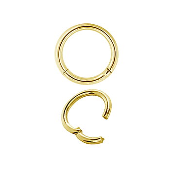 Clicker - enkel öppningsbar segmentring -  1,2 - guld