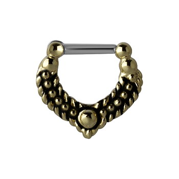 Septum clicker mässing - 1,6 - 6 & 8 mm